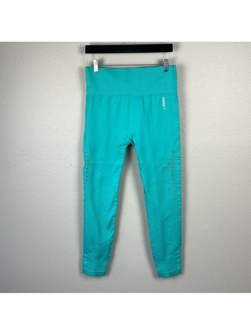 Gymshark Energy Seamless Leggings Tropical Blue/Green Gorpcore Yoga S